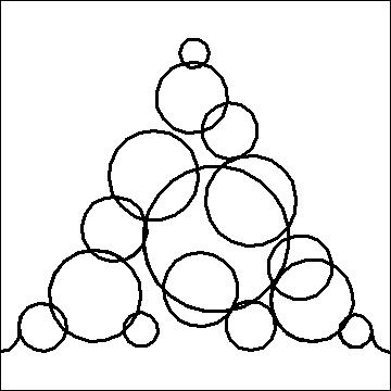 (image for) Bubbles Triangle p2p-L02505*